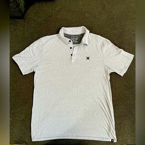 Hurley gray polo shirt